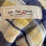 Free People Calico Basin Flannel Plaid Jacket, Size Small Photo 4