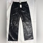 DL1961  Women's Classic Black Straight Leg Jeans Size 26 100% sheep leather Photo 2