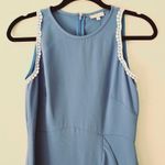 Shoshanna New Grove Blue Ruffle Dress Sleeveless Mini Women's Size 4 Photo 6