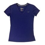 Nike Dri-Fit Dark Heather Purple Short Sleeve T-Shirt Size Small Photo 0