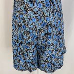 Topshop New Floral Print Tie Back V-Neck Romper Blue Multi Size 4 Photo 10