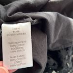 Carven Black Mini Eyelet Overlay Dress LBD Size 4 Photo 3