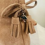 Kate Spade Sadie Side Zip Tasseled Ankle Suede Boots, Almond, Size 9.5, NWOB Photo 9