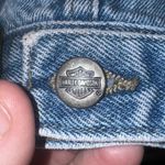 Vintage HARLEY DAVIDSON Denim Jean Jacket Women's Size Medium to Large Blue Photo 1