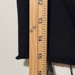 Mother High Waisted Smokin' Double Micro Fray Skirt in Pitch Black Denim Size 29 Photo 9