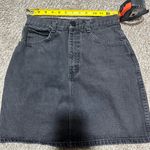 Brooks Vintage Charcoal A-Line Denim Skirt Photo 4