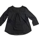 American Eagle  OUTFITTERS‎ Women’s Black Top Size Small Petite Photo 3