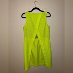 J.Crew Bright Yellow/Green Sleeveless Dress Photo 3