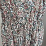 Denim & Supply Ralph Lauren  Paisley Jumpsuit Drawstring Waist Romper Size L Photo 4