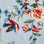 Soprano  Bird Floral Off Shoulder Striped Dress Size XS Photo 3