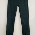 Just Black Denim Black/Dark Green Split Hem Jeans - Size 27 Made in USA Photo 0