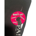 OPPA! Leggings Women's Size S Pocket Black White Love Graphic Ankle Knit NEW Photo 8