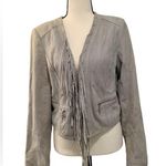 White House | Black Market | suede leather fringe jacket Photo 0