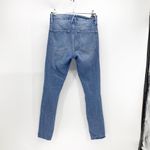 Good American good legs crop high waisted skinny deconstructed knees sz 00 Photo 10