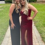 Lulus Wine Colored Formal Dress Photo 0