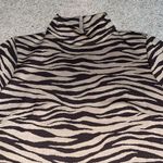 Tuckernuck Ellie Striped Mock Neck Knit Dress Tiger Small Brown Photo 2