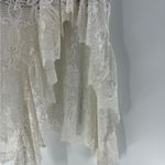 Bronx and Banco  bride bridal wedding white boho Tiffany Blanc Dress size medium Photo 7