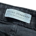 Sanctuary Social Standard by‎  Black Wash High Rise Straight Leg Jeans Photo 1