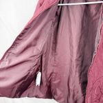 Eddie Bauer  Women's Quilted Jacket Maroon Lightweight Full Zip Size Small Photo 4