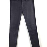 Rag and Bone Hyde Genuine Leather Panel Jeans Size 27 Coal Photo 10