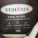 Tehama Brown Collared Sleeveless 1/4 Button Stretchy Athletic Polo Top Size XS Photo 3