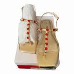 Katy Perry Camie Gemstone Gold Sandal NIB Size 7 Resort And Vacation Chic Photo 1