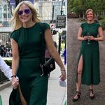 Reformation Gavin Dress Emerald Green Cutout Back Midi with Side Slit Size 2 NWT Photo 11