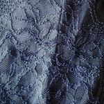 Sangria Navy Blue Lace Mermaid Godet Hem Maxi Dress Formal Gown by Photo 11