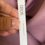 ASOS Maternity Bow Mini Dress in Soft Lavender size 8 NWT Photo 4