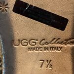 UGG  Women's Aldabella Boots Shoes Italy Ink Charcoal Croc Shearling Photo 11