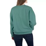 State of Mine  Sage Green Fleece Crewneck London Social Club Pullover Sweatshirt Photo 3