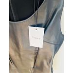 Theory  Scoop Neck Faux‎ Leather Tank Top, Black, Small, (4/6), Designer, NWT Photo 10