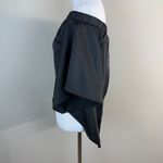 Seek The Label Crop Top XS Black Off Shoulder Flowy Sleeve Back Slit Whimsigoth Photo 6