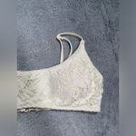 Aerie  scoop swim top medium white Photo 3