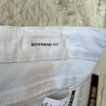 Judy Blue  Boyfriend Fit White Mid Rise Distressed Jeans Photo 9