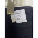 Hudson  collin flap skinny jeans NWT Size 33 Mid-rise Straight Crop Black Stretch Photo 4