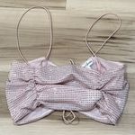 For Love & Lemons All That Glitters Top Pink Silver Women’s Small Photo 1