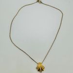 Vintage Christian Dior Gold Rhinestone Pendant Necklace Germany CD Logo Photo 1