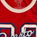 Mighty fine  Red Puerto Rico Graphic Tee NWT Photo 1