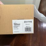 Soludos NWT  Minorca High Platform Espardrille Sandal Leather Dove Gray Size 11 Photo 5