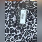 Torn By Ronny Kobo  Ruched Stretchy Bodycon skirt in snow leopard size small nwt Photo 1