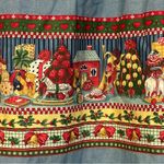 Vintage handmade chambray toyland holiday‎ Christmas skirt (small?) Blue Photo 1