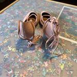 Jeffrey Campbell Free People x  Blush Lace-Up Leather Shoes Photo 5