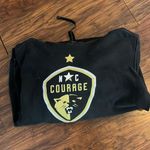 Comfort Colors Black and gold NC Courage soccer hoodie  Photo 1