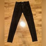 Anthropologie PRINCIPLE DENIM Dreamer Jeans 27 Chocolate Python Skinny Leg Stretch Soft Photo 7