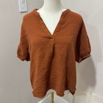 Madewell  burnt orange Shirt Medium‎ Photo 1