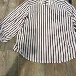 Adrianna Papell  large striped blouse Photo 4