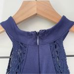 Lulus  Lace Edge Cutout Waist Mini Dress Sleeveless High Neck Zip Up USA Made EUC Photo 6