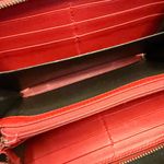 Gucci Authentic  Red Guccissima Leather Zip Wallet | Heart Charm | Photo 7