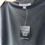 Boston Proper  NWT Black Faux Wrap‎ Mini Skort Size Medium Photo 4